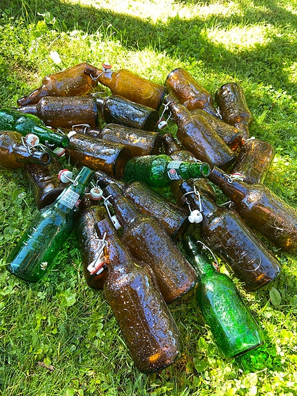 Vanhoja pulloja