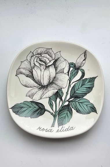 Arabia Rosa Elida seinälautanen