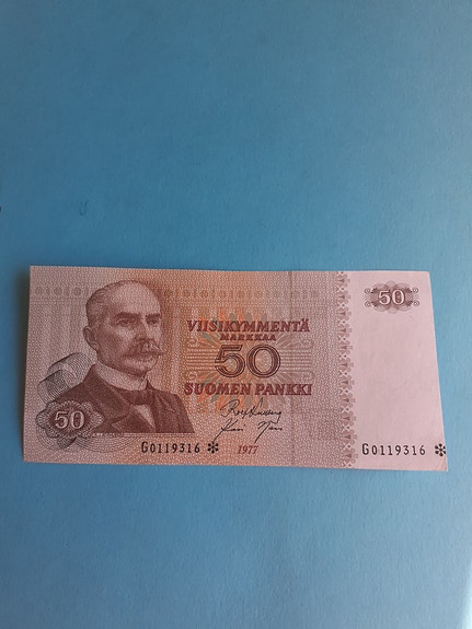 50 mk tähtiseteli  1977