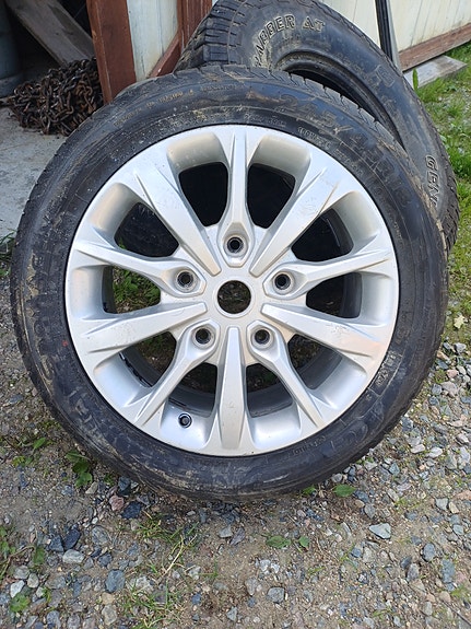 Ford transit custom alumiini vanne 18"
