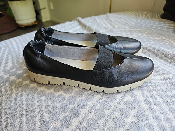 mustat ballerinat, koko 39