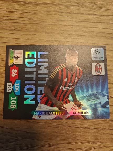 Panini Adrenalyn XL 2013-14 Mario Balotelli Limited Edition AC Milan