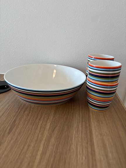 Iittala Origo kulho ja mukit