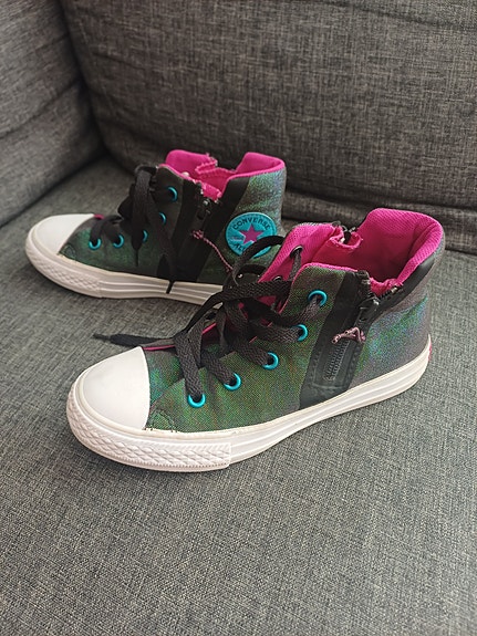 Converse lasten tennarit koko 32 vihreä/pinkki