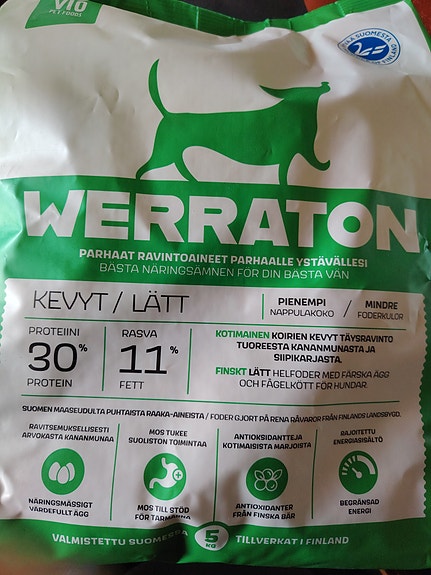 Werraton Kevyt koiranruoka