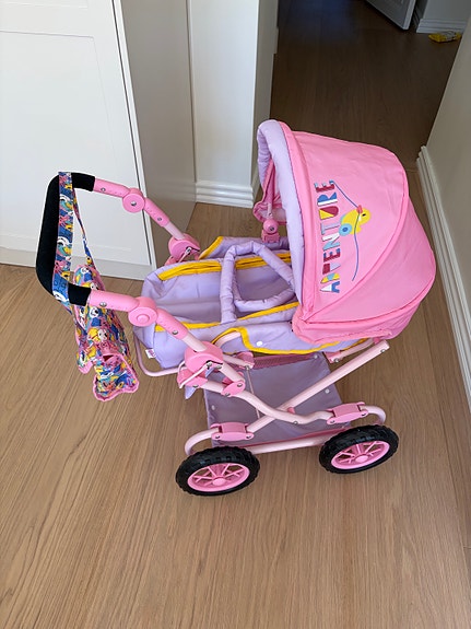 Baby Born nukenvaunut pinkki