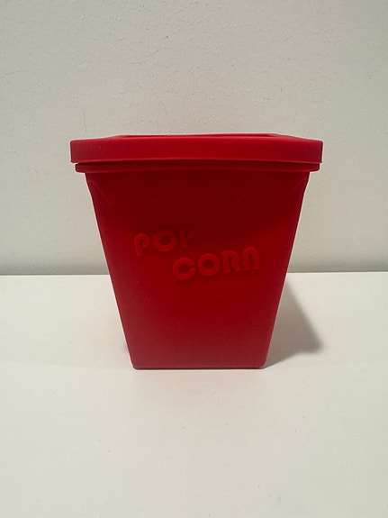 Silikoninen popcorn-kulho mikroon / Popcorn-valmistusasti