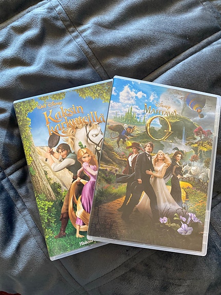 Disney DVD-elokuvat Oz ja Kaksin karkuteillä kaverit