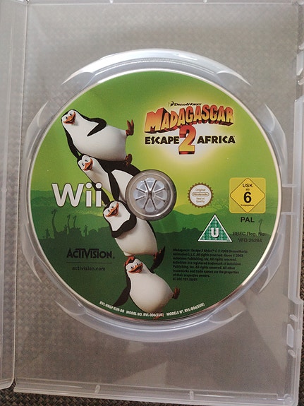 Nintendo Wii Madagascar 2 Escape to Africa -peli