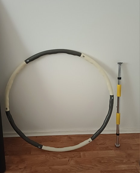 Kuntovanne, jumppakeppi ja käsipainot