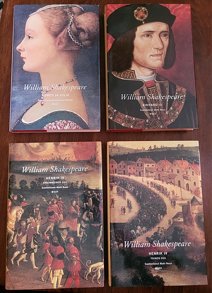 Shakespearein tuotantoa