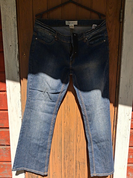 Ellos Jsfn denim farkut koko 34 sininen