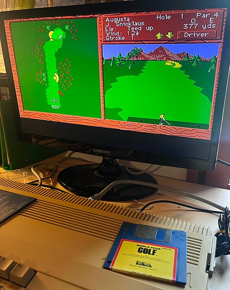 Amiga World Tour Golf peli