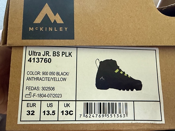 McKinleyn hiihtomonot lapselle, koko 32