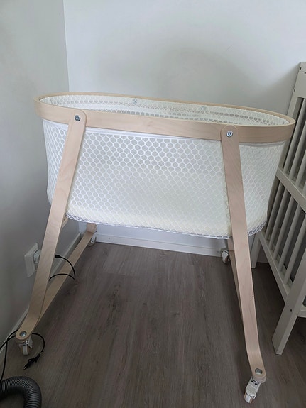 IKEA kehto vauvalle valkoinen / vaalea puu