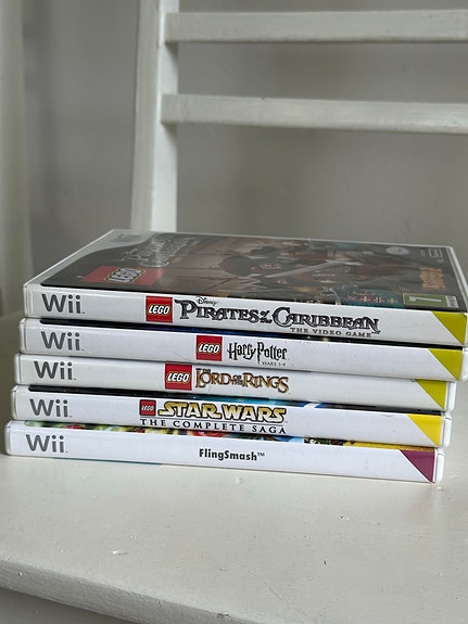 Nintendo Wii pelipaketti – 5 peliä, 4x LEGO + FlingSmash