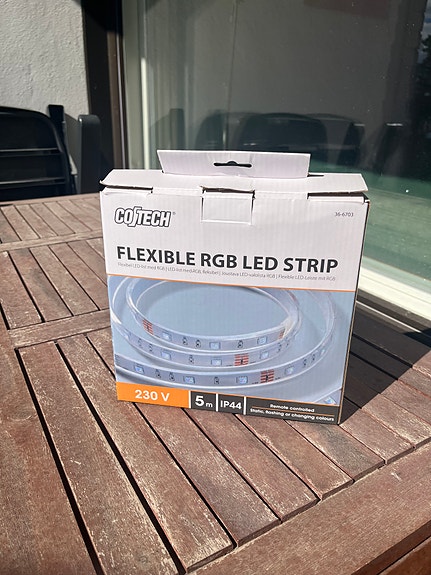 RGB LED -valonauha 5 metriä