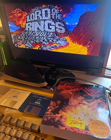 Amiga peli The Lord Of The Rings