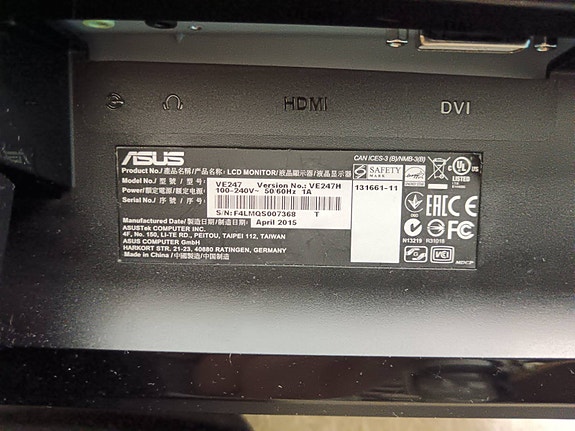 Asus 24" VE247H Full HD LED näyttö