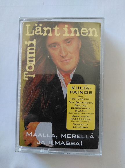 Tommi Läntinen Maalla, merellä ja ilmassa -kasetti