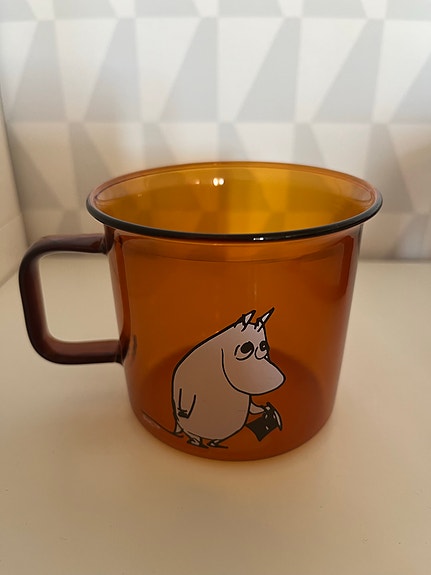 Muurla muumi lasimuki muumipappa 3,5 dl