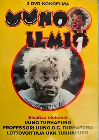 Uuno ilmiö dvd - 3 leffaa