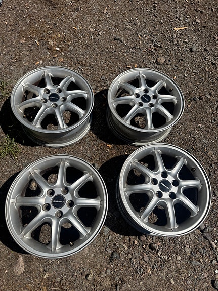 Subaru-vanteet Made by Cromodora wheels Italy 15x6