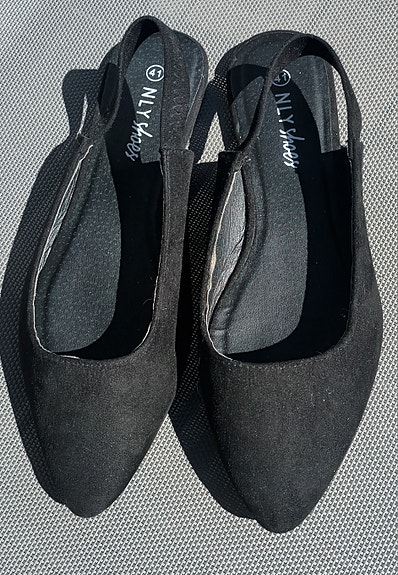 Mustat slingback- avokkaat 41