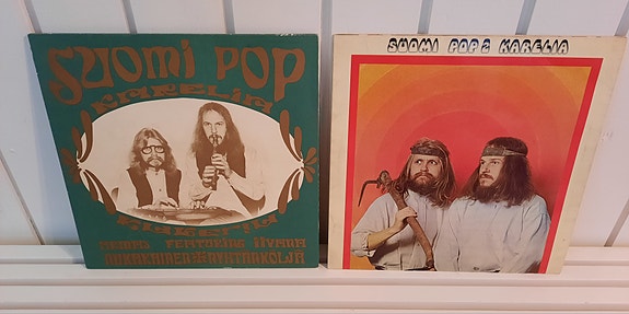 Karelia Suomipop 1 ja 2 LP -levyt
