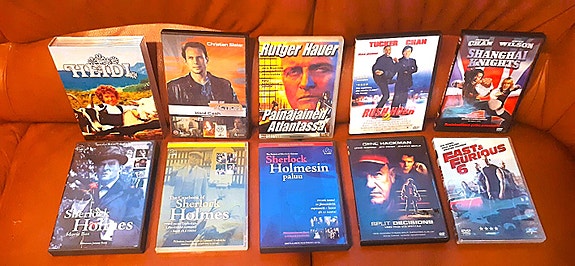 Dvd-Elokuvia Simone Memento Painajainen Atlantassa Sherlock Holmes Heidi yms