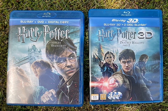 Harry Potter Kuoleman varjelukset osat 1-2 Blu-ray