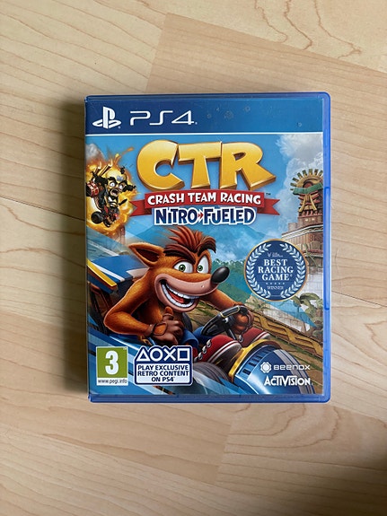 PS4 CTR Crash Team Racing Nitro-Fueled peli