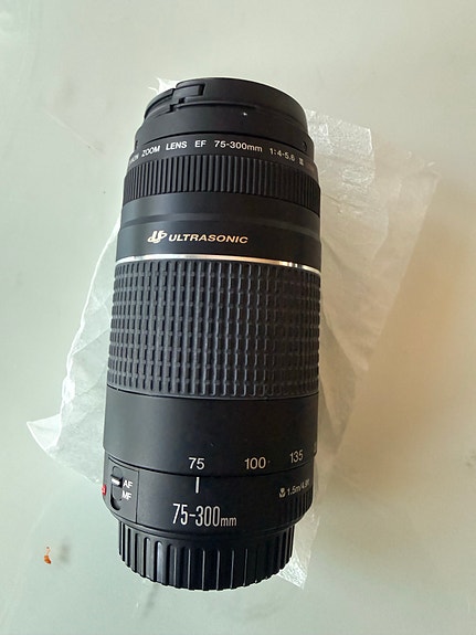 Canon EF 75-300mm f/4-5.6 USM telezoom-objektiivi