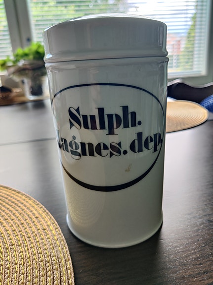 Apteekki Sulph. Magnes.dep. purkki kannella