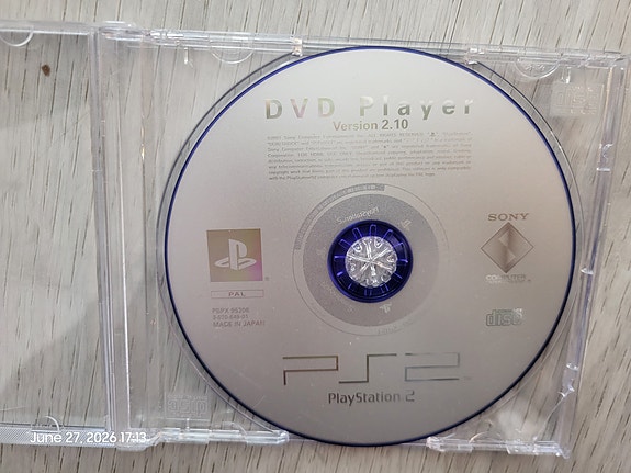 PS2 DVD player ohjelmisto