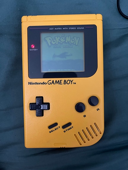 Nintendo Game Boy keltainen Play it loud