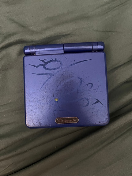 Nintendo GBA SP AGS-001 Kyogre Limited Edition