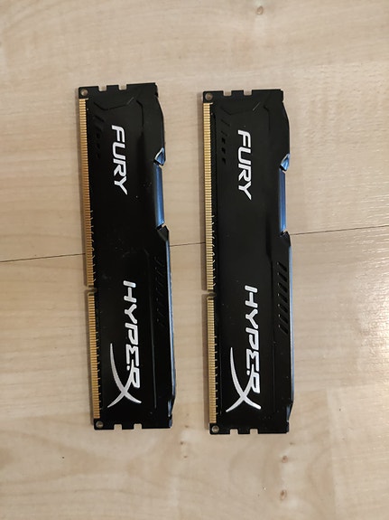 Kingston HyperX FURY Black 8 GB KIT (2 x 4 GB) DDR3 1866 MHz CL10