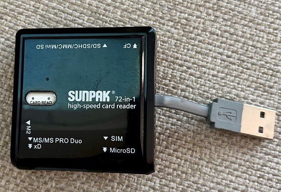 Sunpak USB-muistikortinlukija