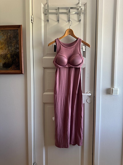 Uniqlo ribbed built-in-bra dress S