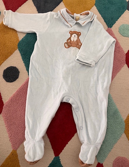 Nalle velourhaalari koko  74