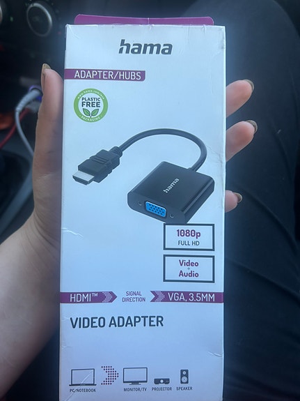 hama hdmi- VGA 3.5mm adapteri