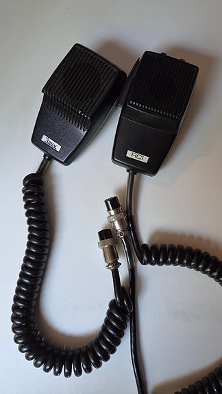 Retro LA-puhelimen mikrofonit