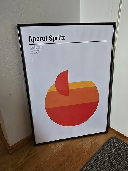 Aperol Spriz juliste+kehys