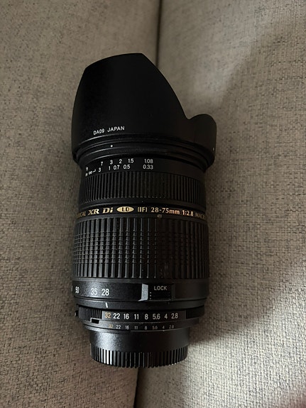 Tamron SP AF aspherical XR Di LD (IF) 28-75mm 2.8f Macro. Nikon F