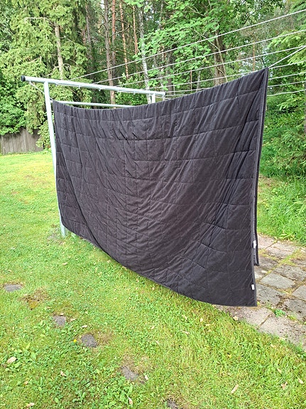 Jotex musta päiväpeitto / torkkupeitto