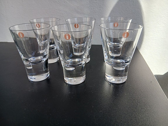 Iittala Aarne 6kpl snapsilasi krkas lasi