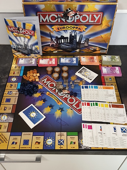 Monopoly Eurooppa lautapeli