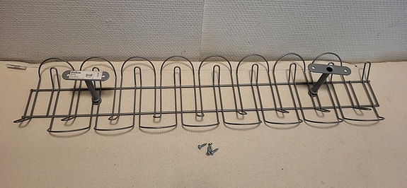 IKEA SIGNUM kaapelihylly harmaa