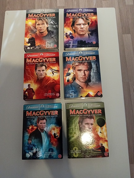 MacGyver DVD-boksit kaudet 2–7